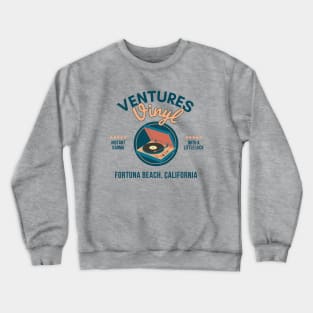 Ventures Vinyl from With a Little Luck by Marissa Meyer Crewneck Sweatshirt